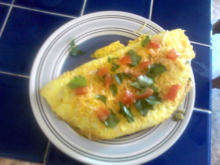 Easy Steps to Prepare Chicken taco omelette the Delicious Tasty