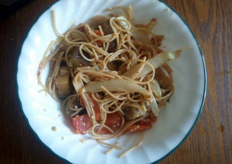 Steps to Make Speedy Eggplant pasta