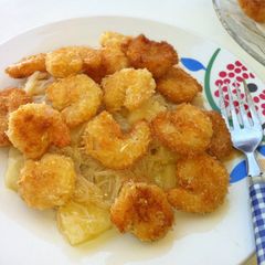 A picture of Coconut honey shrimp.