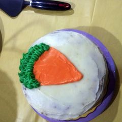 A picture of To die for carrot cake.