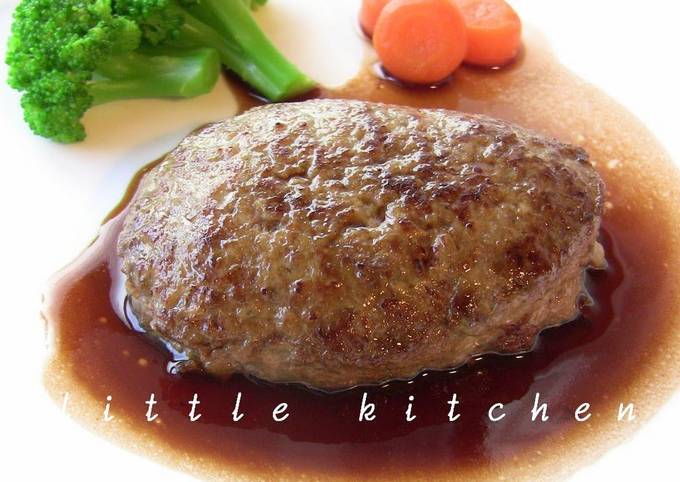 Step-by-Step Guide to Make Super Quick Homemade Hamburger Steaks in Red Wine Teriyaki Sauce