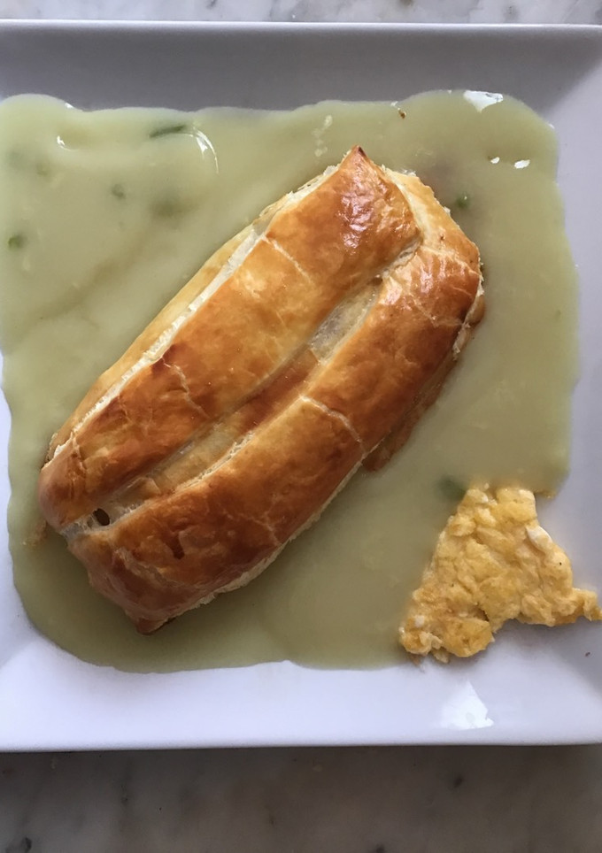 Una foto de Hojaldres rellenos