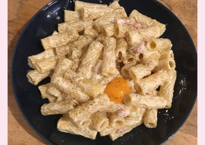 Pâte carbonara