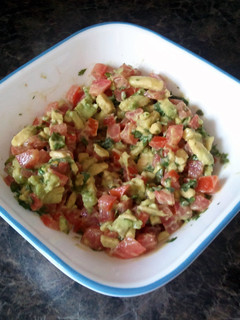 A picture of Pico de gallo.