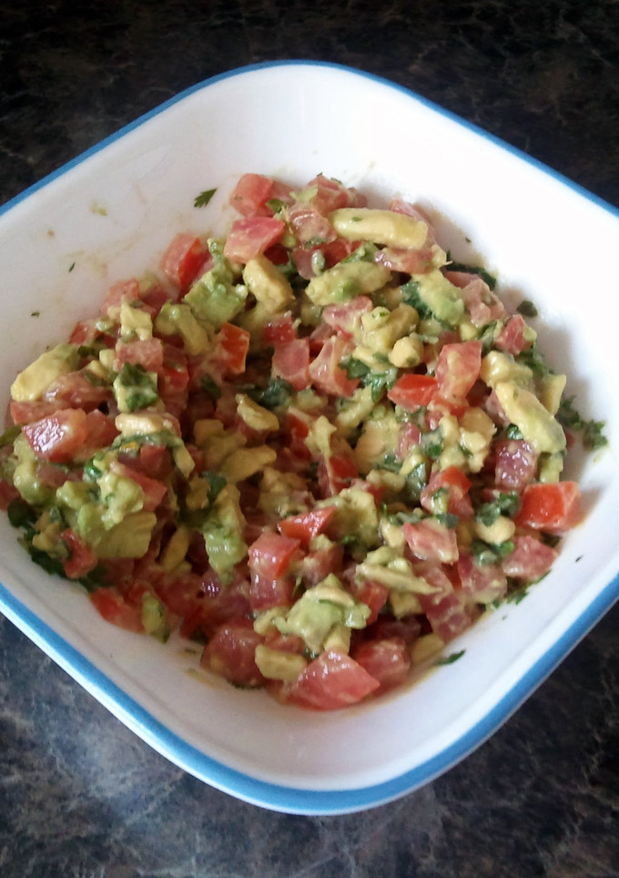 A picture of Pico de gallo.