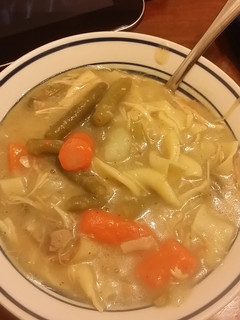 A picture of Taisen's Leftover Turkey Soup.