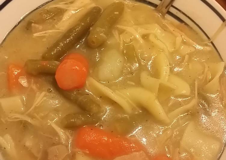 Recipe of Super Quick Homemade Taisen&#39;s Leftover Turkey Soup