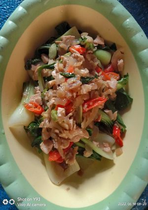 Foto resep Tumis pakcoy tanpa daging