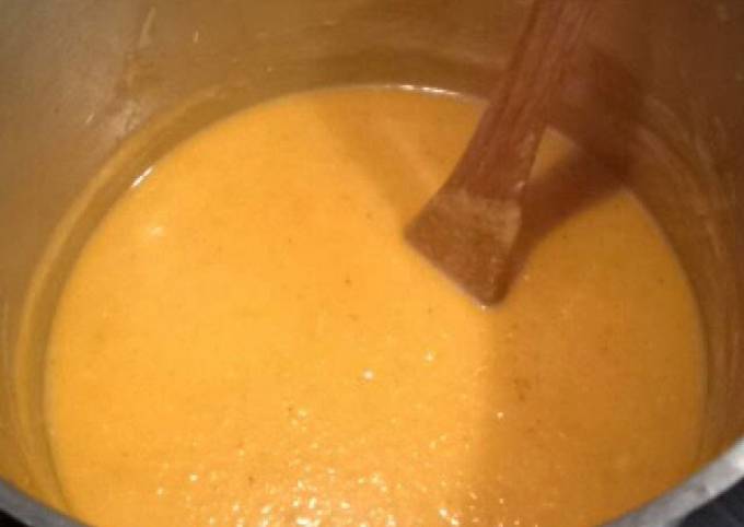 Simple Way to Make Super Quick Homemade Pumpkin, Sweet Potato, Carrot, Ginger Soup