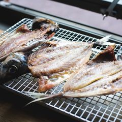 A picture of Japanese semi-dried horse mackerel.