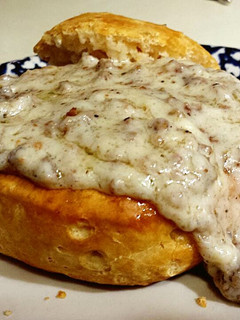 A picture of Sausage Gravy.