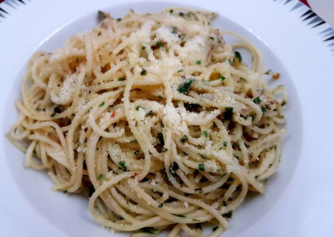 Aglio en oleo pasta