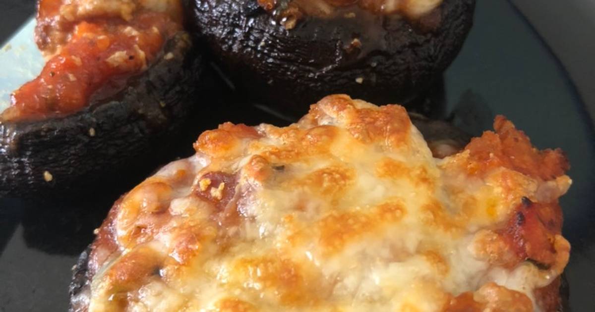 Portobello Pizza Bites Recipe by Cheryl Cookpad