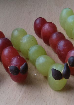 A picture of Vickys Creepy/Cute Halloween Caterpillars! GF DF EF SF NF.