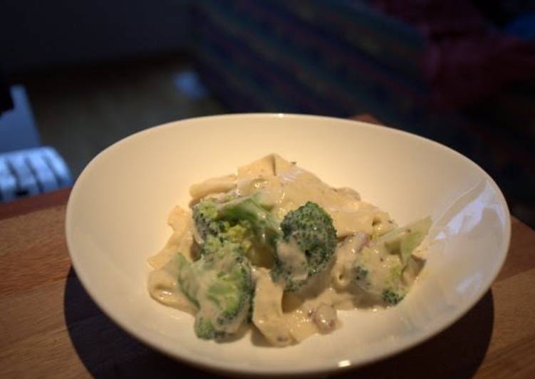 Step-by-Step Guide to Make Favorite Broccoli Mornay Pasta ~ Bacon