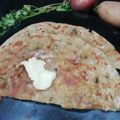 Punjabi Potato Paratha A picture of Punjabi Potato Paratha.