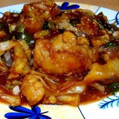 A picture of Cauliflower Manchurian.