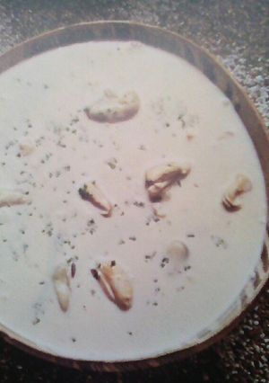 Una foto de Crema de mejillones