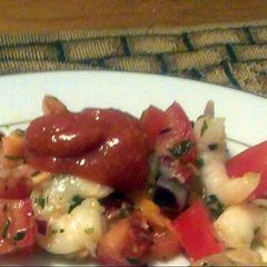 Christi's Simple Shrimp Cocktail Salad A picture of Christi's Simple Shrimp Cocktail Salad.