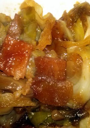A picture of Michelle's yummy cabbage.