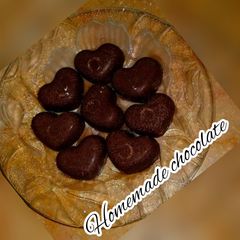 A picture of Homemade chocolate.