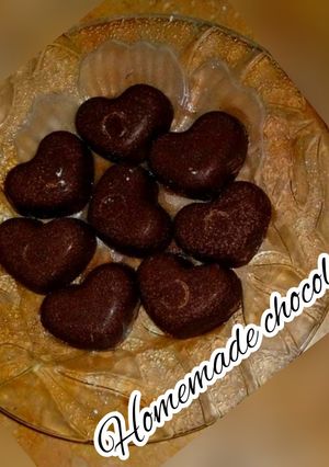 A picture of Homemade chocolate.