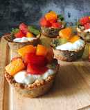 Tart Yến Mạch, Sữa Chua, Trái Cây / Yogurt Fruit Cinnamon Tart