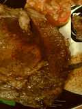 Pan seared marinated Rib Eye Steak
