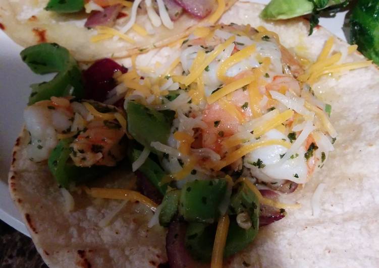 Steps to Prepare Any-night-of-the-week Cilantro &amp; Lime Shrimp Tacos