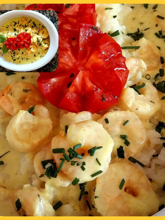 Una foto de Camarones al curry!🍤🍤🍲