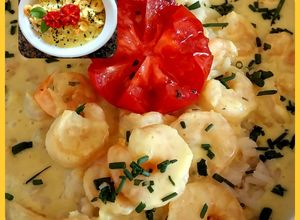 Una foto de Camarones al curry!🍤🍤🍲