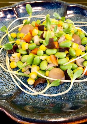 Hình của món Xào ngũ sắc.