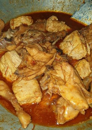 Foto resep Semur ayam tahu