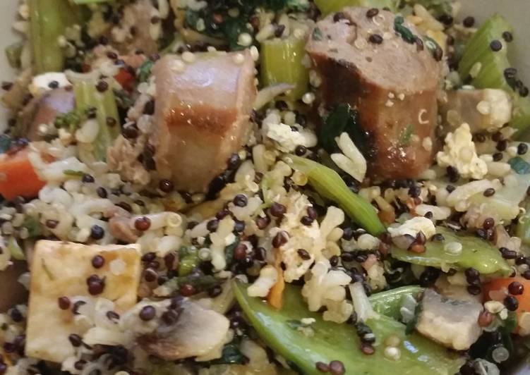 Simple Way to Make Homemade Quiona Sausage Fried Rice
