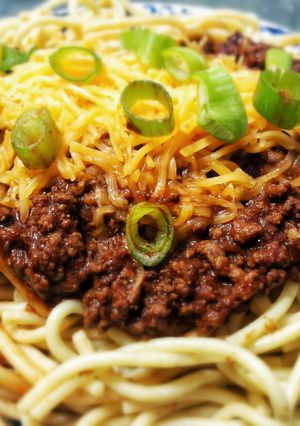 A picture of Cincinnati Chili.