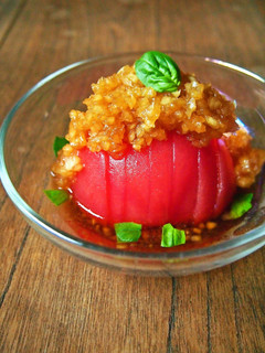 A picture of Simple Whole-Tomato Salad!.