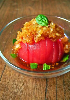 A picture of Simple Whole-Tomato Salad!.