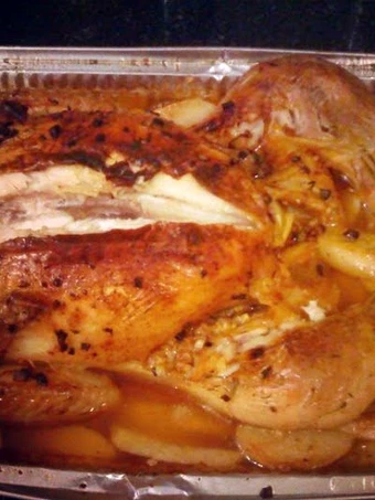 Recipe L&#39;s Easy Roasted Chicken &amp; Potatoes the Awesome  Can spoil the tongue