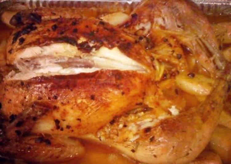 Step-by-Step Guide to Prepare Homemade L&#39;s Easy Roasted Chicken &amp; Potatoes