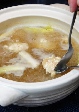 A picture of The Best for Hotpots! Fluffy Tofu and Chicken Dumplings!.