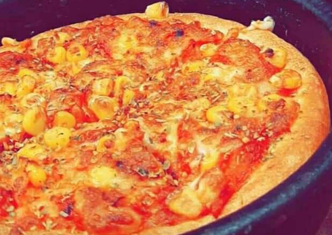 Corn pizza