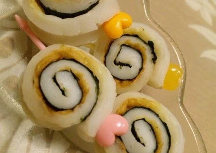 Simple Way to Prepare Speedy Easy Chikuwa and Nori Seaweed Rollups