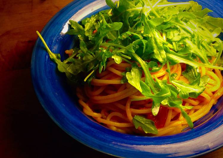 Simple Way to Serve Tasteful Spaghetti Marinara