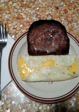 A picture of Basil Curry Egg White Omelet.