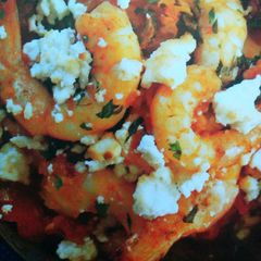 A picture of Saganaki Shrimp.