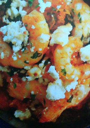 A picture of Saganaki Shrimp.