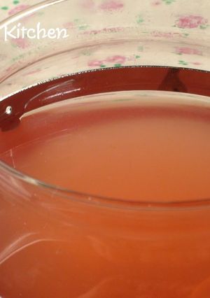 A picture of Rich Ginger Syrup Made with Spring Ginger.