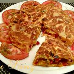 Una foto de Tortilla de patatas a la Riojana