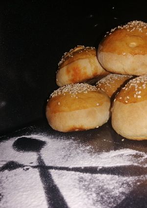 Una foto de 🍽️👨‍🍳 Bollos rellenos 😋👨‍🍳
