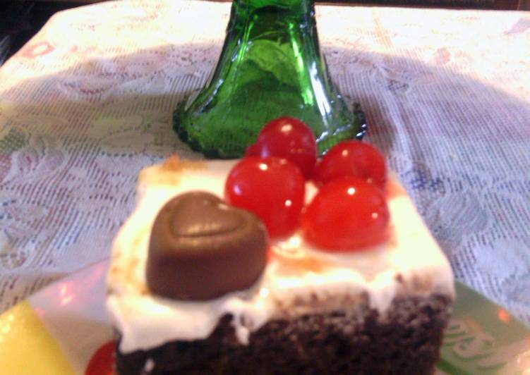 Simple Way to Make Quick cherry cola chocolate cake